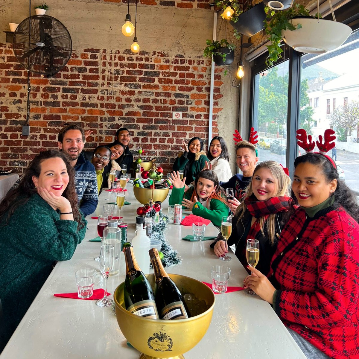 Team #HLS turned Clay Café into a festive wonderland with our "Xmas in J̵u̵l̵y̵ August" bash! We celebrated success, welcomed new faces, and toasted the exciting second half of 2024! 💛 #AgencyLife #PublicRelations