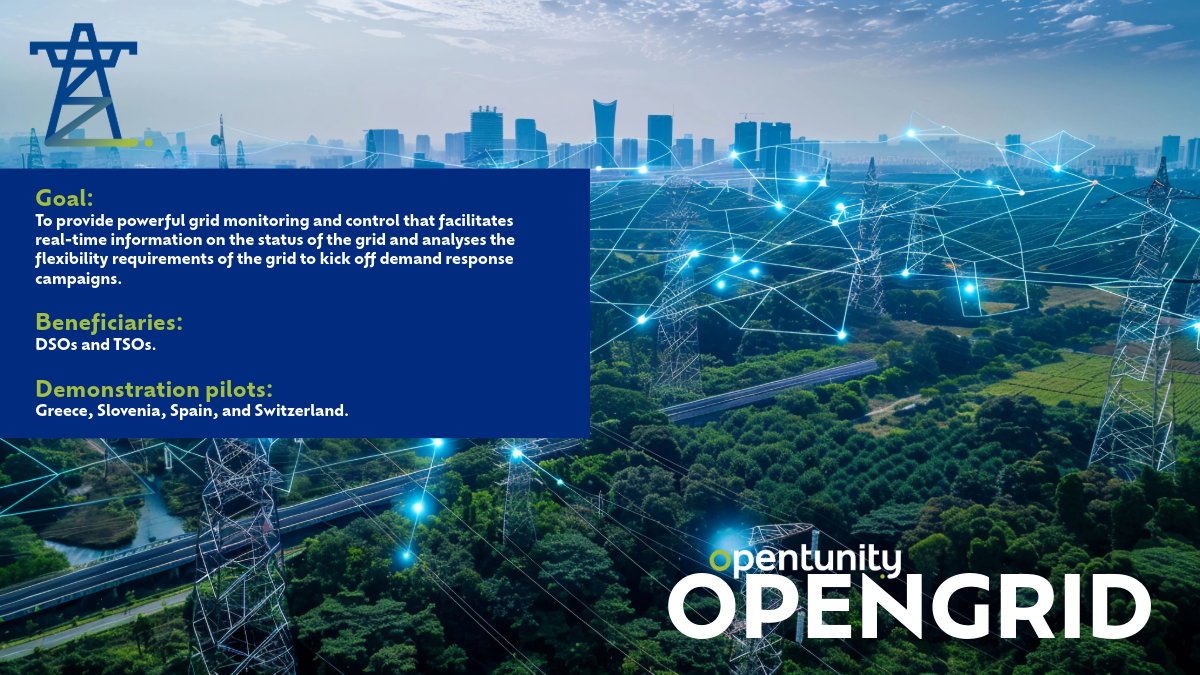 OpentunityEU's tweet image. 🌐#OPENTUNITY presents #OPENGRID, an innovative solution for DSOs and TSOs, designed to monitor and control grid issues with real-time status updates.
🚀Transforming how grid operators respond to grid conditions.

Updates on #OPENGRID ➡ opentunityproject.eu/innovations/

#HorizonEU #DSO