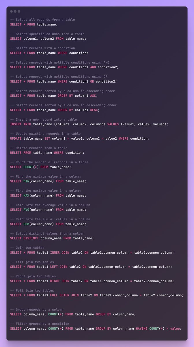 csaba_kissi's tweet image. SQL commands - essentials