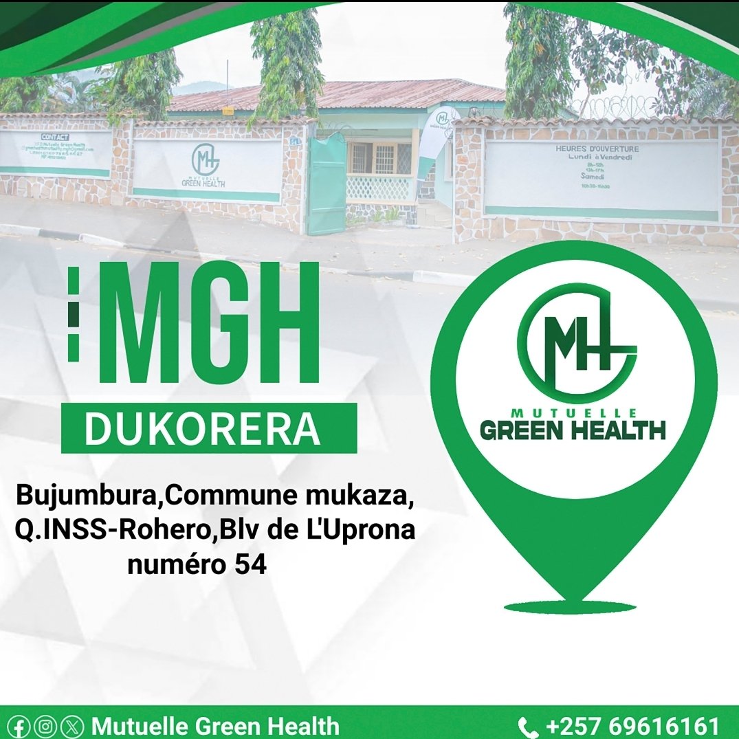MHburundi's tweet photo. #abatwip iki nico kibanza dukoreramwo,karibu tubayagire uko Mutuelle yanyu MGH yobafasha  gukingira amagara yanyu nayabanyu bitabavunye.

Indwi nziza y'ibikorwa🙌 https://t.co/kBx9OoWFza