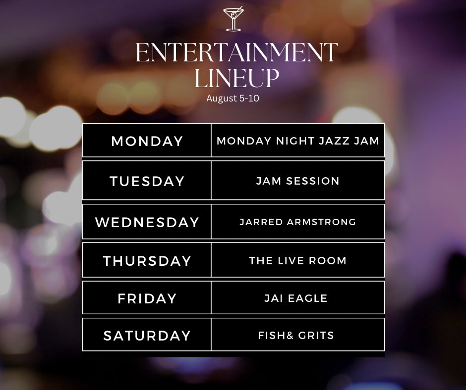 JazzTastings's tweet photo. We have a great week ahead 🤩 https://t.co/TQGLyGHYpQ