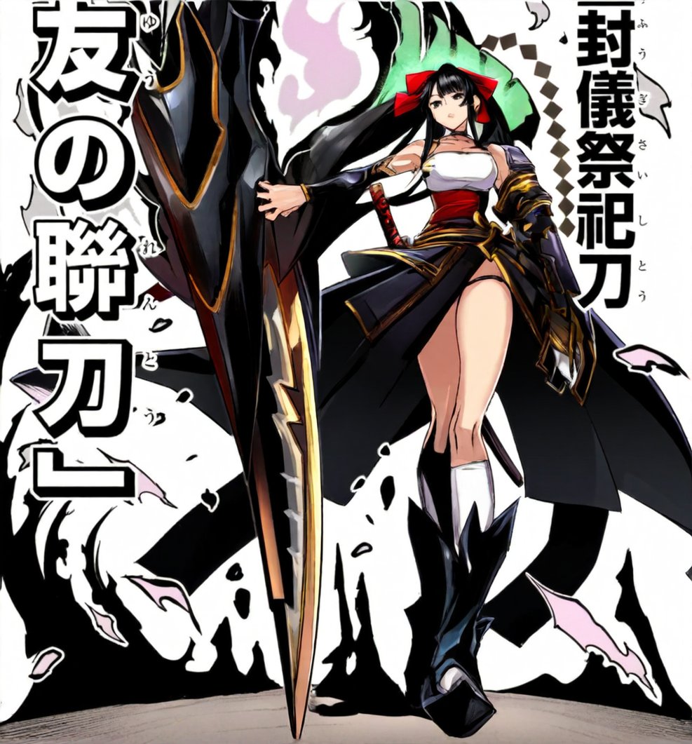 鵺の陰陽師 最近のAIは色塗りも手軽過ぎる 解像度の問題で細部が崩れ