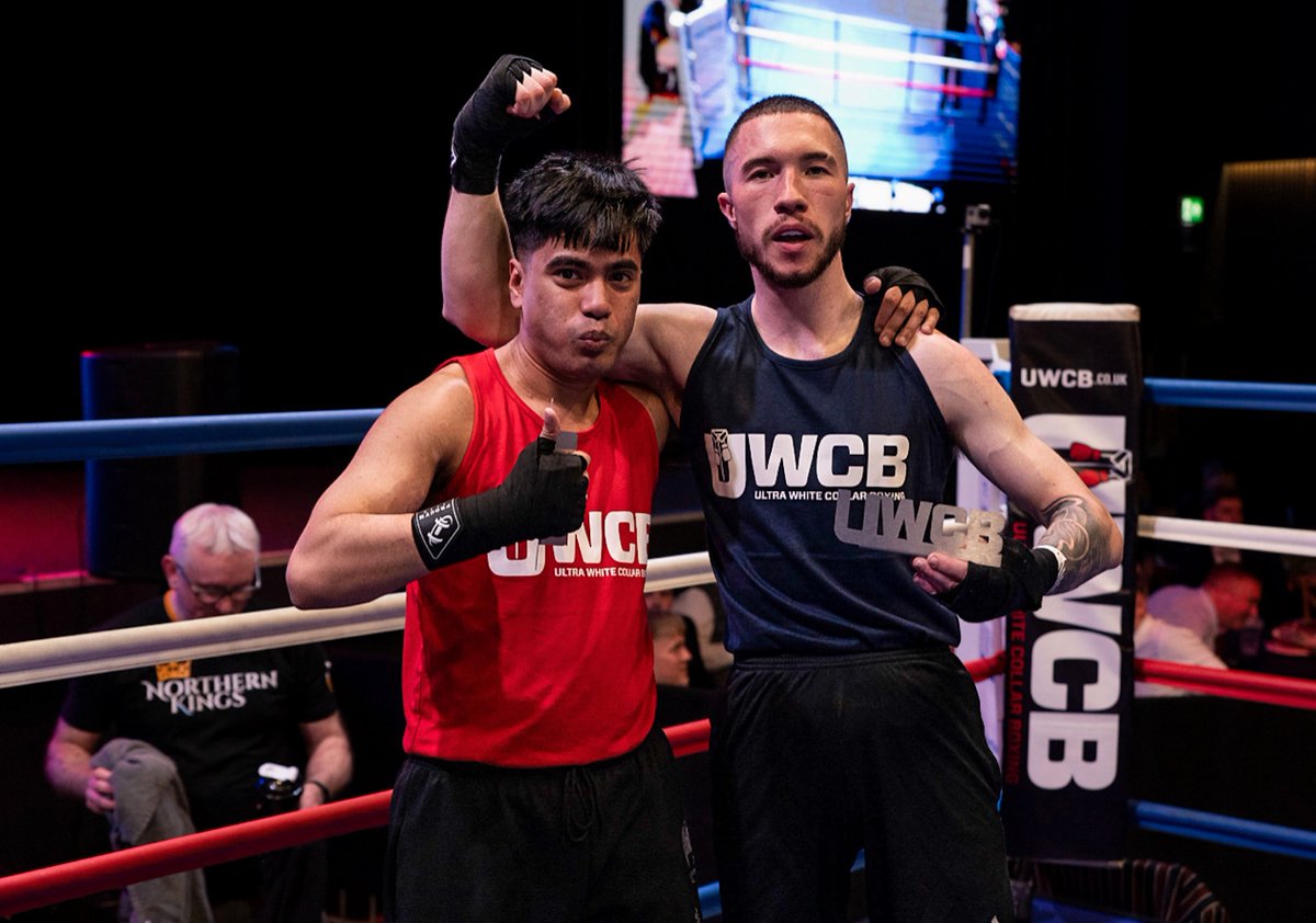 DriveMotorGroup's tweet image. It’s great to see the images captured from the Ultra White Collar Boxing (UWCB) event, where our Sales Executive, Sam Finkill, took part and managed to raise £420 for Men Who Talk. 

Read more here: drivemotorretail.co.uk/news/drive-mot…