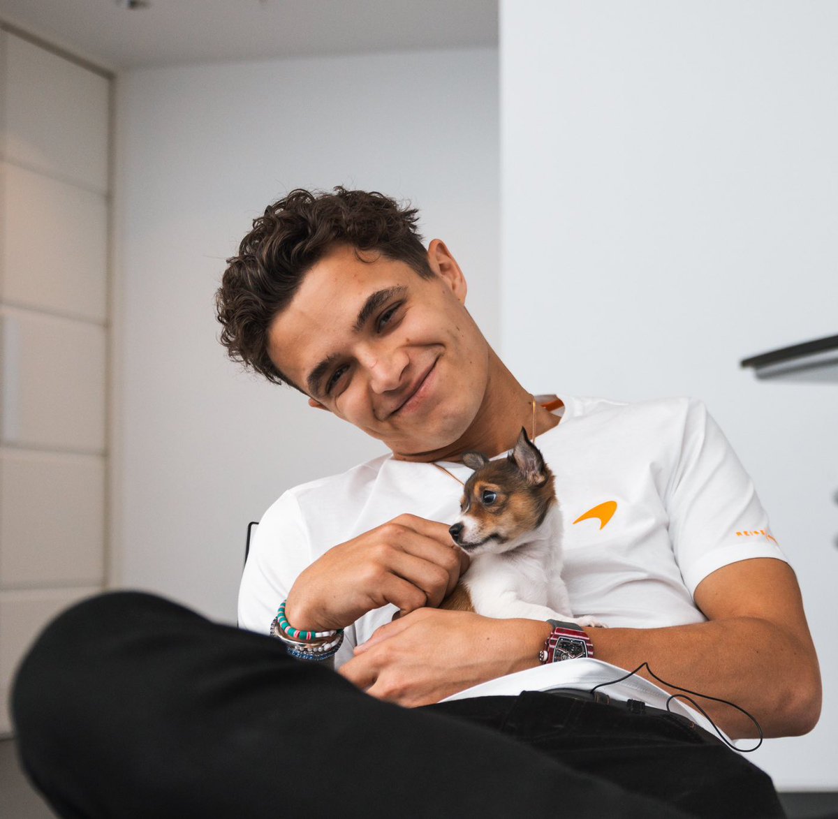 ln4norris's tweet photo. STOP THIS IS THE CUTEST LANDO PICTURE EVER. https://t.co/piQ6AiCqZq