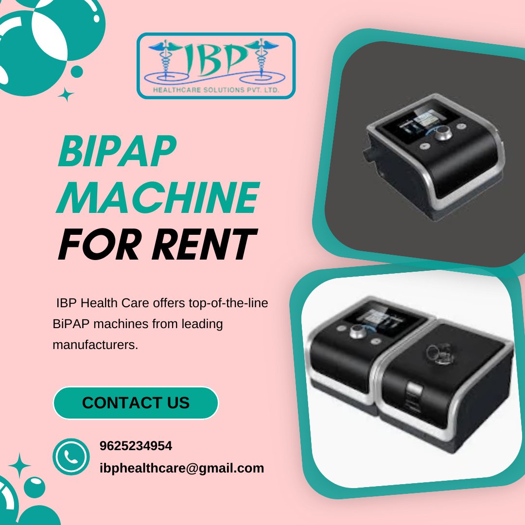 patientequipmnt's tweet image. BIPAP MACHINE FOR RENT IN SECTOR 142 NOIDA 

 IBP Health Care offers top-of-the-line BiPAP machines from leading manufacturers.
#bipapmachine #bipapmachineonrent