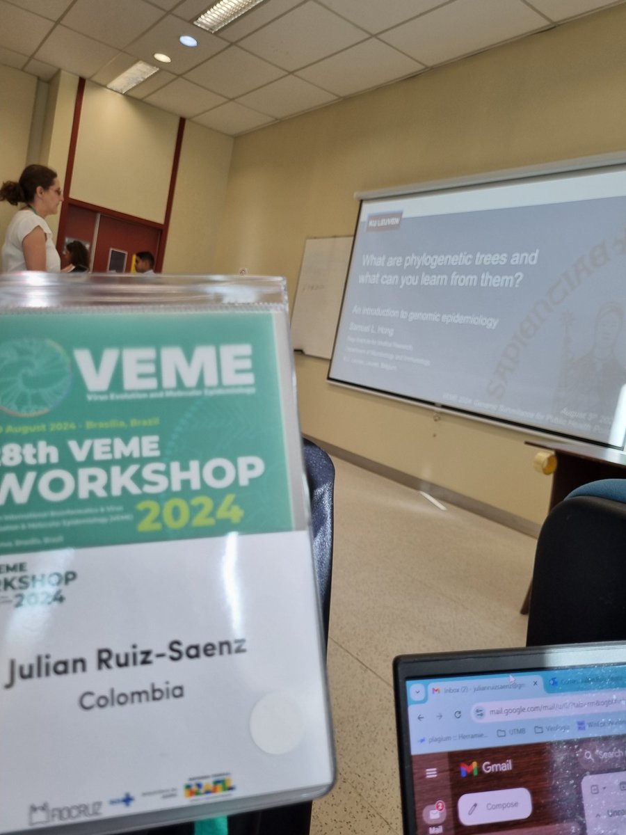 julianruizsaenz's tweet image. Day 1.. The adventure begins!!!
#VEME2024 #28VEME  #VirusEvolution #CLIMADE #CERITraining #FiocruzBrasilia