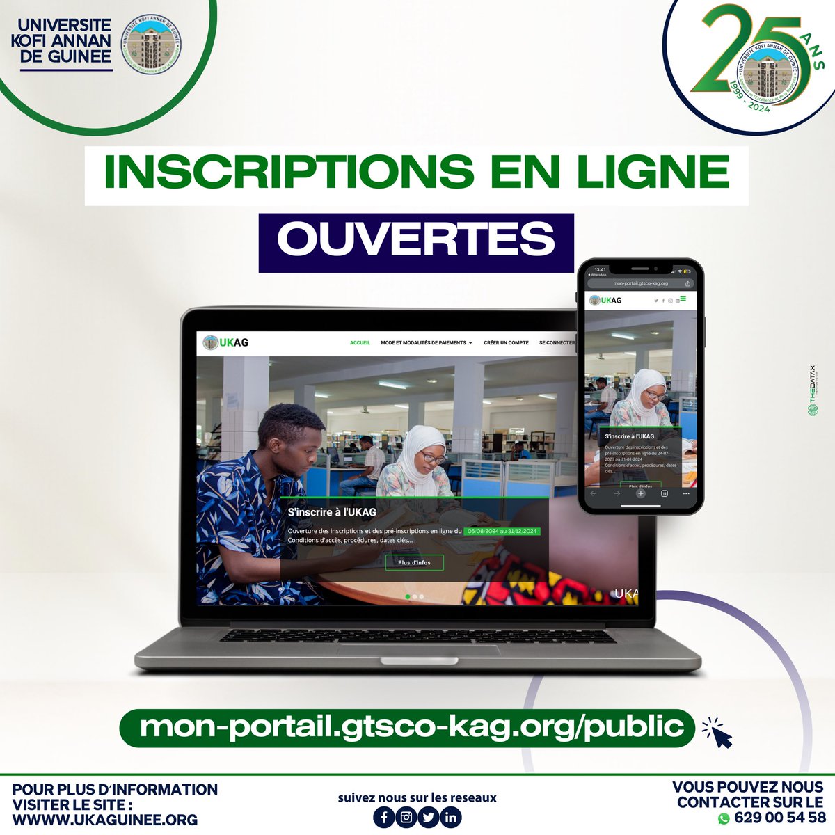 Université Kofi Annan de Guinée tweet media