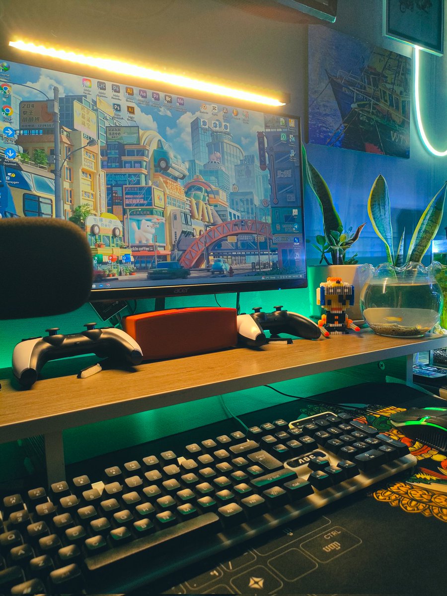 xbyhearracg's tweet photo. Stay tuned with my little boy
#deskgoals #desktour #setupinspiration #workspaces #desk #desksetup #workdesk #homeoffice #minimalsetups #macsetups #pcsetup #officesetup #desktop #designoffice #setuptour #workstation #design #officedesign #workfromhome #deskdecor #officedecor https://t.co/BU0doHCVG9