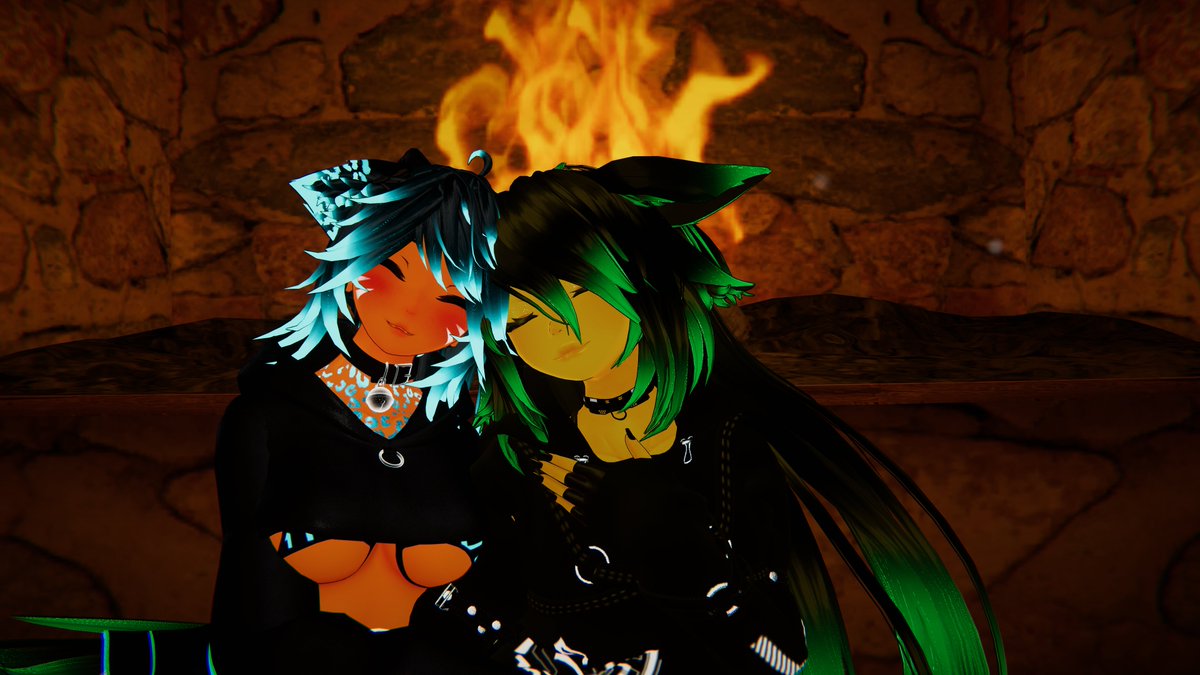 tekxvr's tweet photo. Some cozy time with a frien @femboydome https://t.co/rxOi3Kbyo7