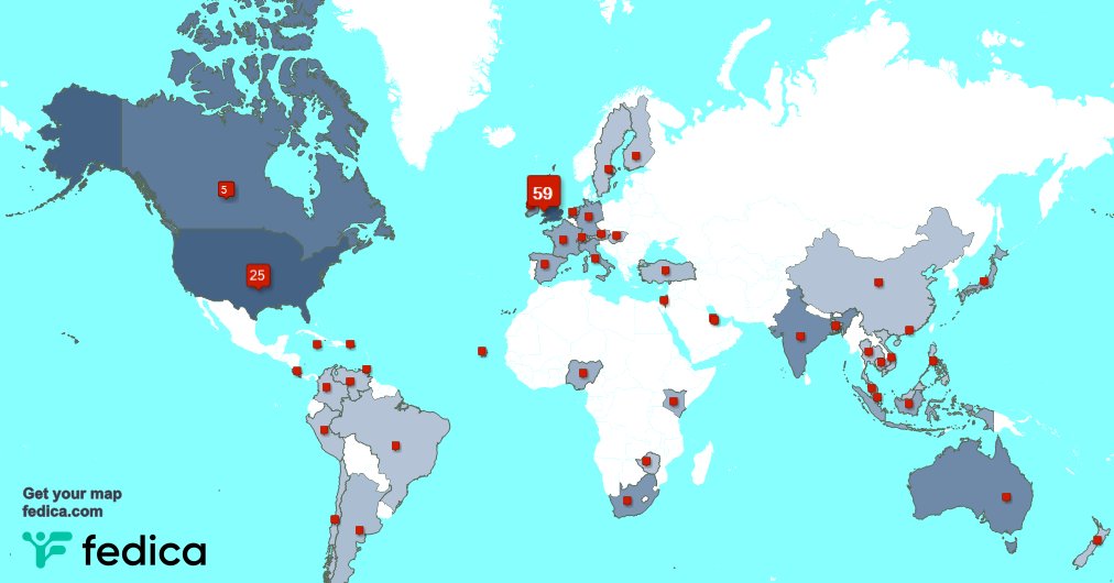 I have 1 new followers from UK. last week. See fedica.com/!Guided_Light
