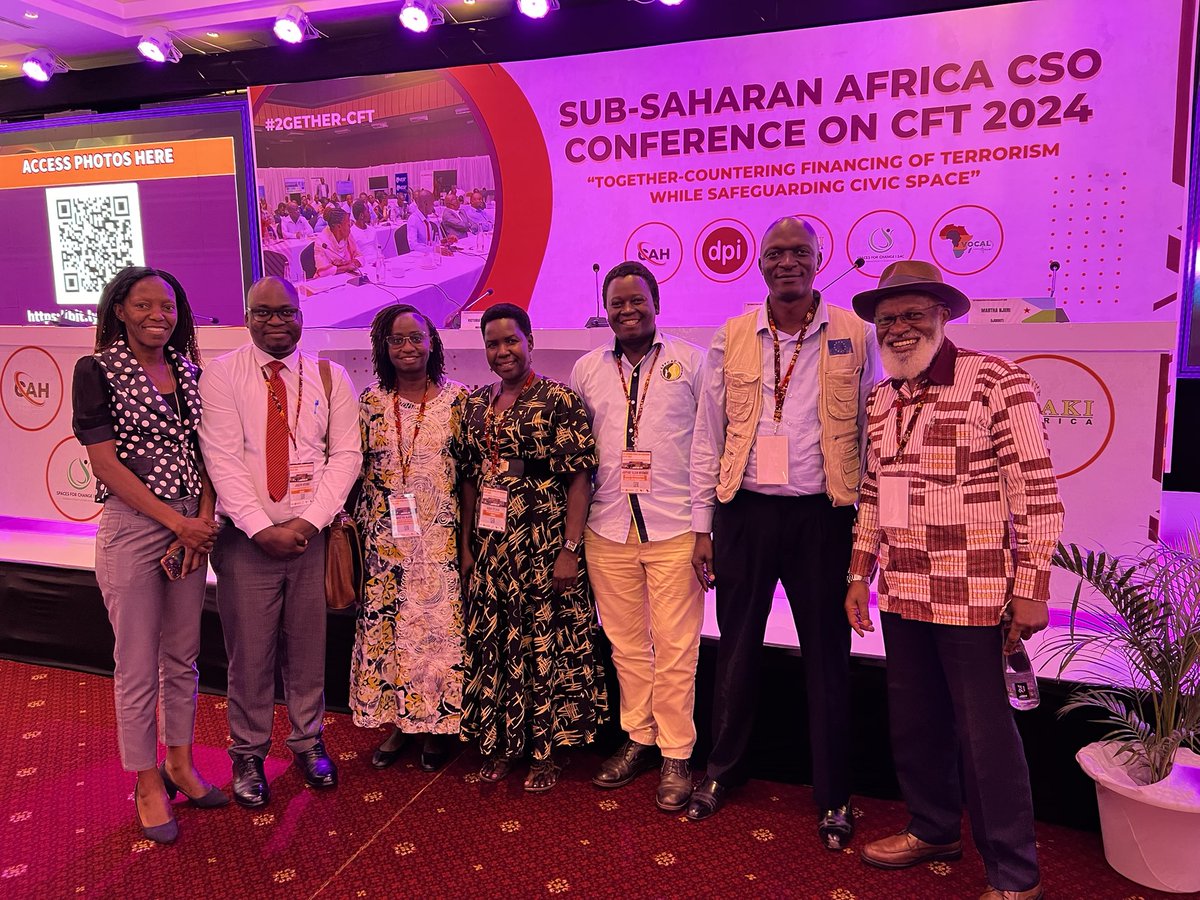 Fully represented at the SUB-SAHARAN AFRICA CIVIL SOCIETY CFT-CONFERENCE where CSOs ,counter terrorism and interpal across Africa  are discussing collaboration in countering terrorism financing and protecting civic space <a href="/tazanjaffar/">Nyombi Jaffar Tazan</a> #2GETHERCFT <a href="/josephnyende1/">Joseph Nyende</a>  <a href="/DespinaNamwembe/">Despina Namwembe</a>