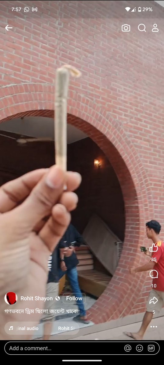 Of all the wild images and videos coming out of Dhaka right now, the one that made me laugh the most was when a young guy filmed himself lighting a cannabis joint at Gonobhaban, the prime minister’s official residence.