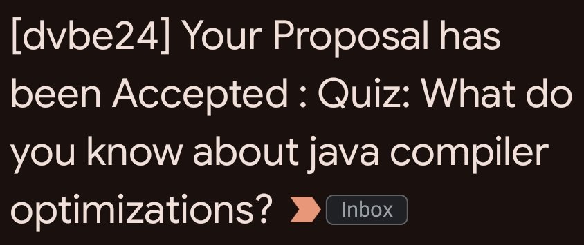 Ow joy! #devoxx Belgium is sending out cfp acceptances. Hope to see you there!