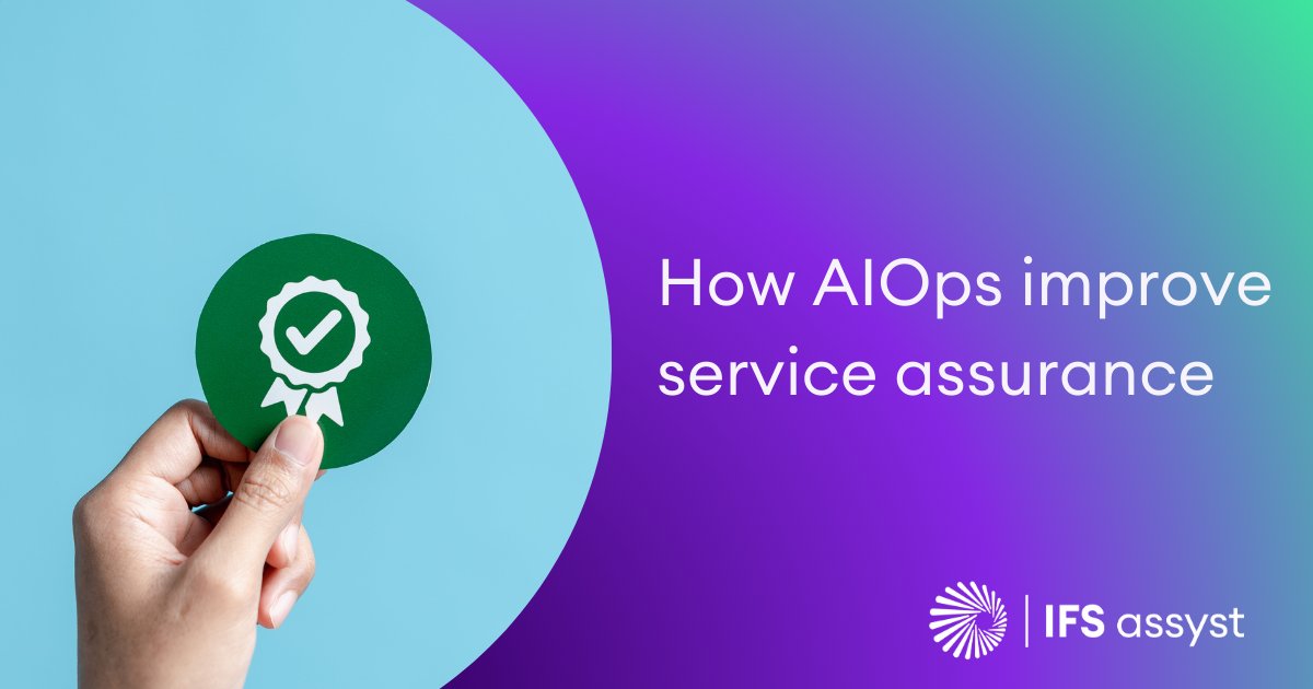 IFSassyst's tweet image. Businesses are showing a growing interest in integrating #AIOps into their #ITOperations, recognizing its beneficial effects on #ServiceAssurance. 

Explore the multiple ways AIOps enhances service assurance in this article.
ifs.link/3EQwND