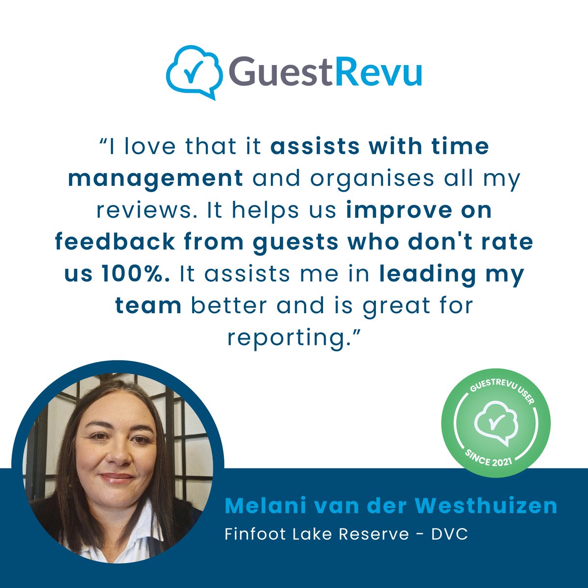 guestrevu's tweet image. Thank you Melani from Finfoot Lake Reserve for the review! 

We’re here to make your time well spent and your management well done ⭐️

#SupportSpotlight #GuestRevu #ReputationManagement