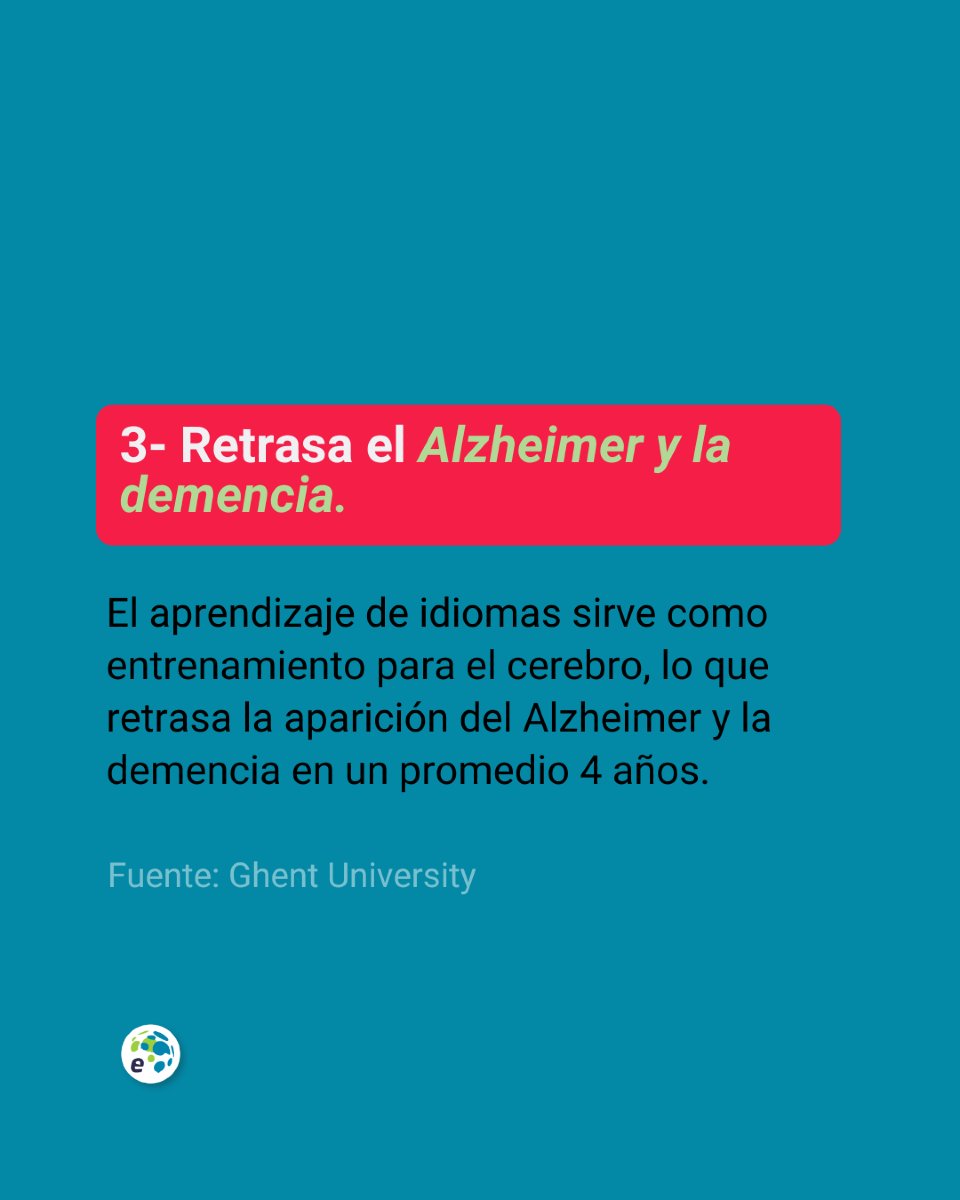 Elingua_app's tweet photo. ¡Tu mente también necesita ejercicio! 🏋️‍♀️🧠
__
#aprenderidiomas #saludmental #bienestar #beneficios #memoria #atención #resoluciónproblemas #estrés #ansiedad #autoestima #felicidad #carrusel #aprendizaje #cultura #oportunidades #menteactiva #logro #perspectivas #experiencias https://t.co/FgFizwRHkH