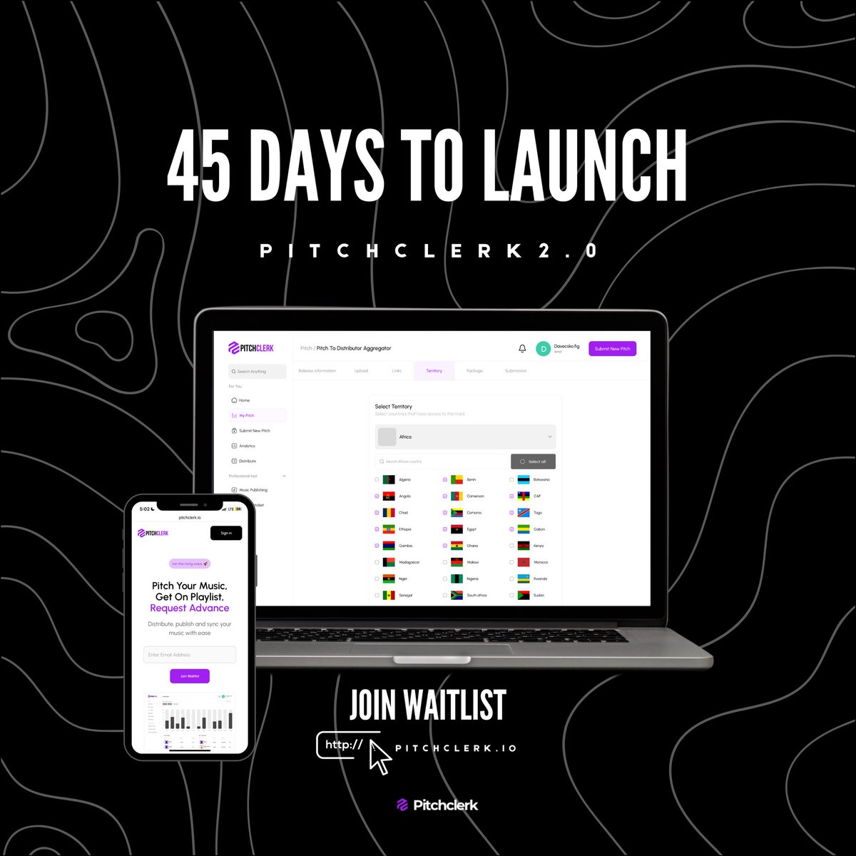 pitchallyapp's tweet photo. Let the Count down begin; 45 Days Until Launch 🚀 &amp; We’re Supper Excited

Join the Waitlist - https://t.co/oAwZdpWu7X https://t.co/w2gHJBRrPv