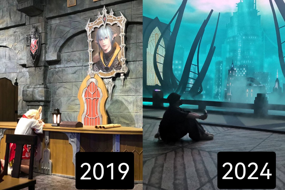 _CoinSong_'s tweet photo. #FFXIV
#FF14FANFEST 🇨🇳2024Day2
#FF14
晚上的音乐会除了最后一首外其他都不可以录像，所以我就用文字来描述我的状态——从演出到《Close in the Distance》开始，我一直大哭到最后😭。从2014年7月24日开始，这是我玩FF14的第10年啦❤ https://t.co/HLZB0f8amr
