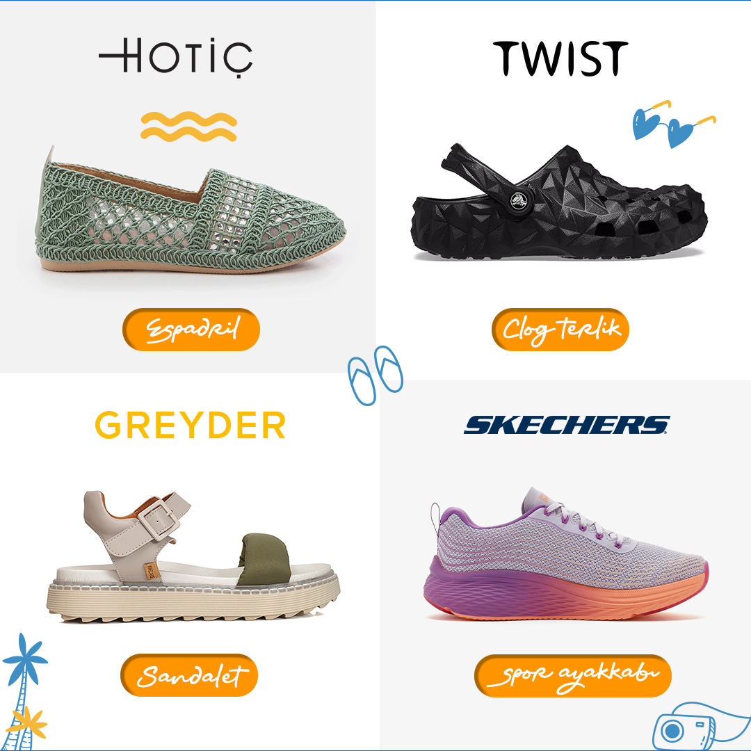 Hangi yazlık ayakkabı senin tarzın? 👇🏻

#MaviBahçe #yazmodası #ayakkabı #sandalet