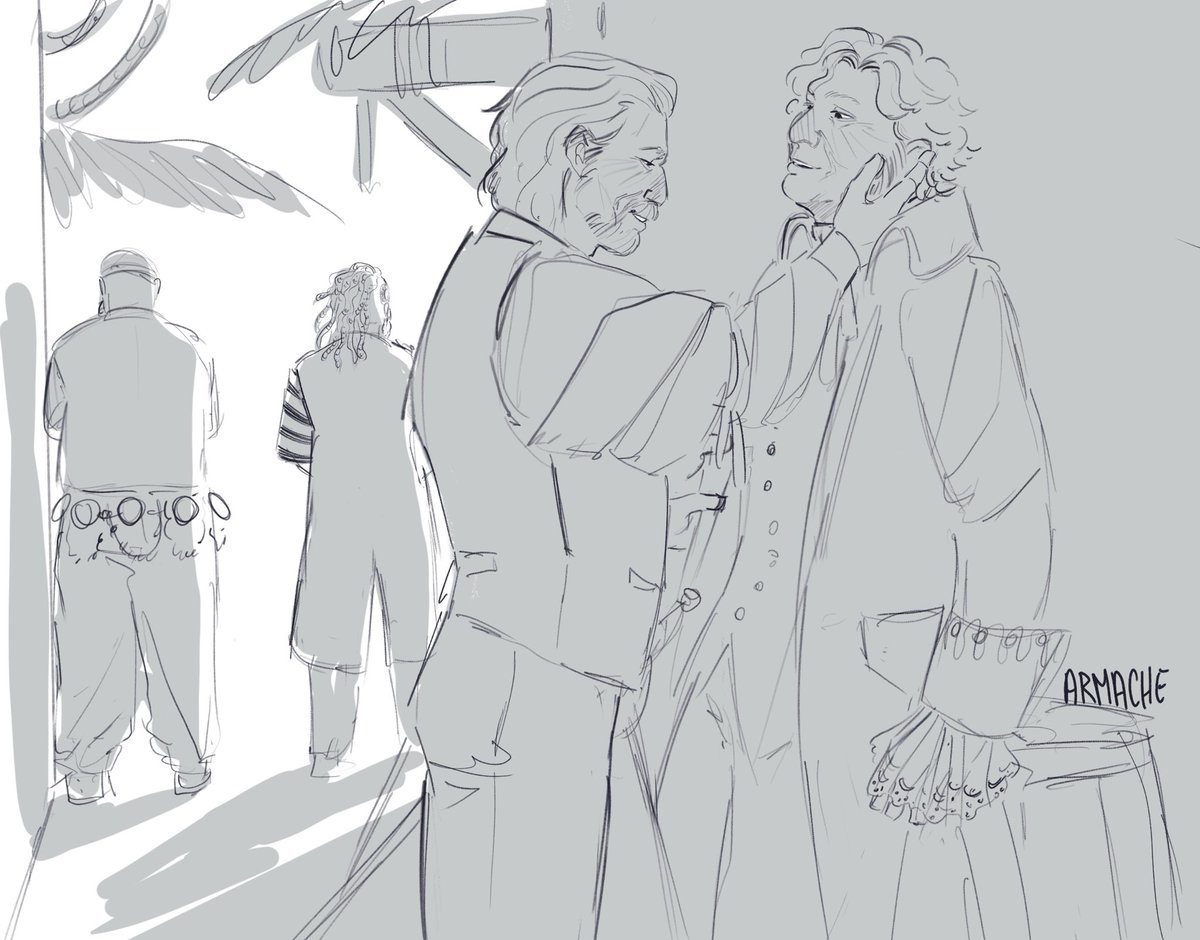 armacheart's tweet image. Starting my “always married” #steddyhands au propaganda 

#ofmd
#OurFlagMeansDeath 
#stizzy