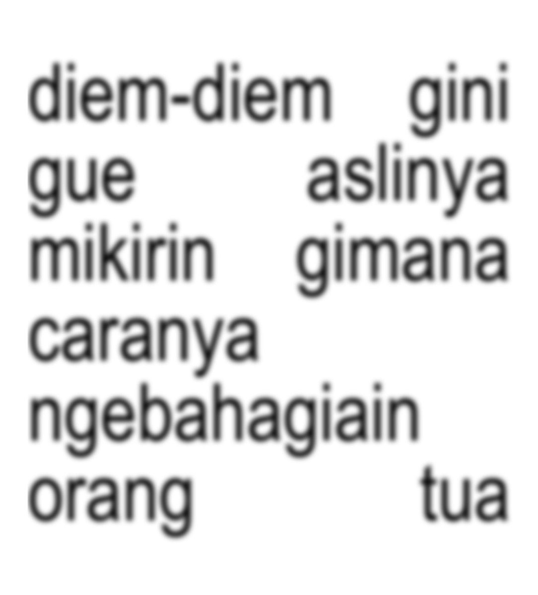 karna kebahagiaan orang tuaku yang utama