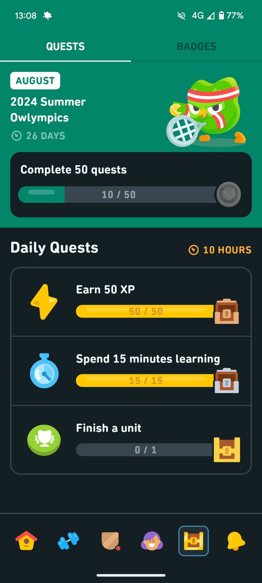 EmilyH5's tweet photo. @duolingo doing me a dirty 🥲😂 https://t.co/VQnrKtb1Py