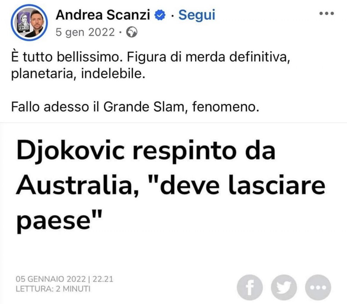 Gneffo81's tweet photo. @AndreaScanzi Odiare ti costa 😂😂😂 https://t.co/GOFvdG9DJz