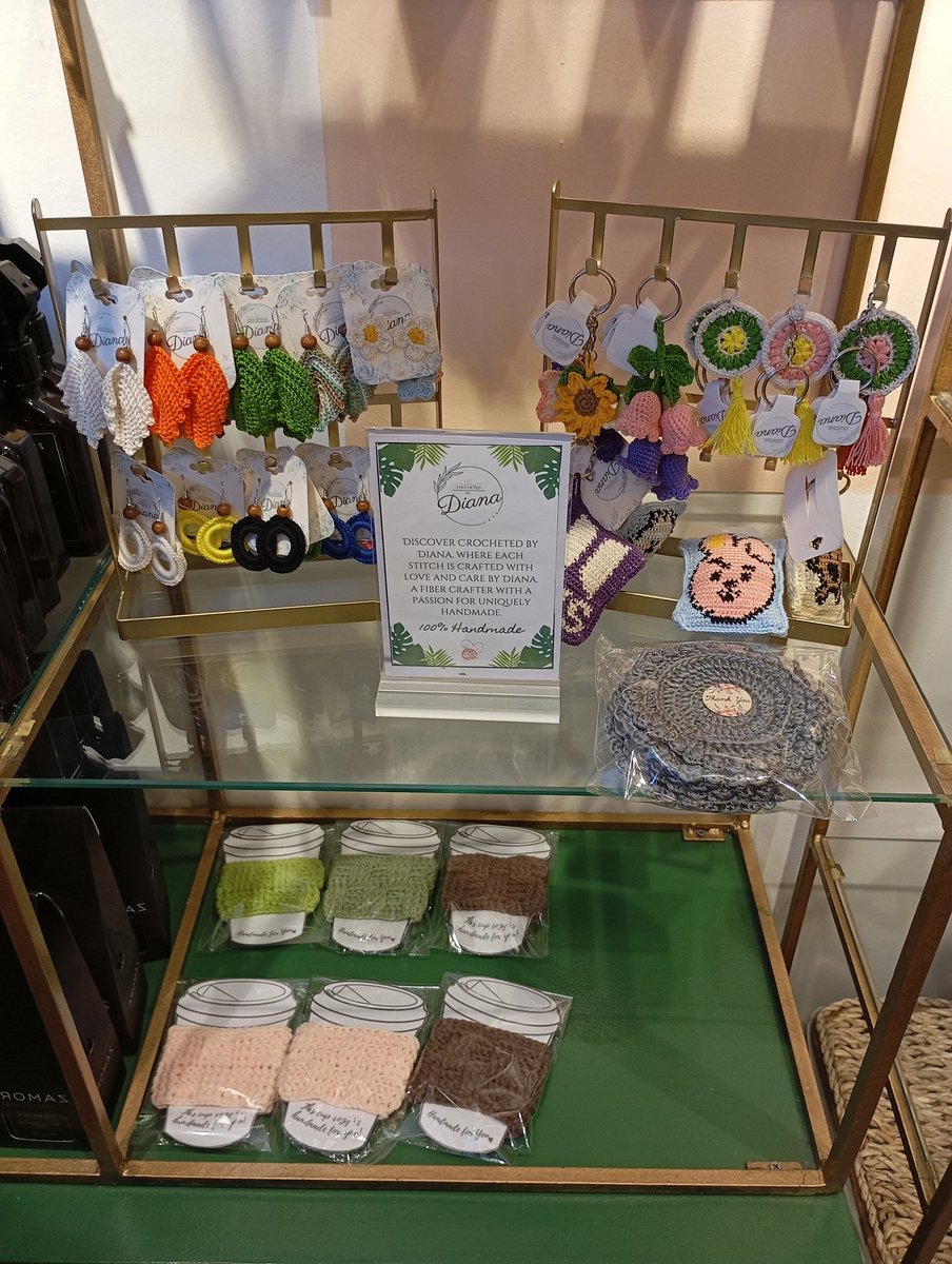 🌻 Diana 🌻 (@dreamworld08) on Twitter photo Hi Southies!
<a href="/SouthSnippets/">South Snippets®️</a>
Just want to invite everyone to check out my crocheted accessories (Crocheted by Diana/<a href="/DianasShop1/">Crocheted by Diana</a>) at <a href="/AlabangTownCntr/">Alabang Town Center</a> !
Only at Connect, G/F level, beside Penshoppe (near Alabang Zapote entrance)
#southie #southsnippets #crochetedbydiana Hi Southies!
<a href="/SouthSnippets/">South Snippets®️</a>
Just want to invite everyone to check out my crocheted accessories (Crocheted by Diana/<a href="/DianasShop1/">Crocheted by Diana</a>) at <a href="/AlabangTownCntr/">Alabang Town Center</a> !
Only at Connect, G/F level, beside Penshoppe (near Alabang Zapote entrance)
#southie #southsnippets #crochetedbydiana