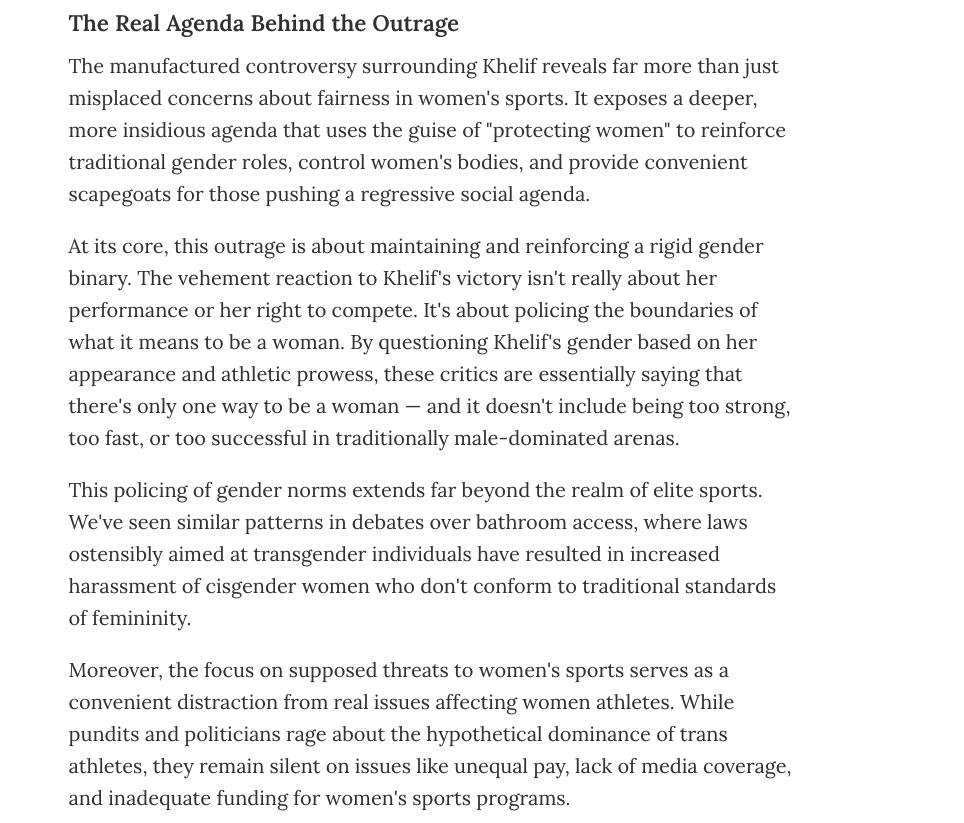 ParkerMolloy's tweet image. My latest newsletter: on Imane Khelif readtpa.com/p/unmasking-th…