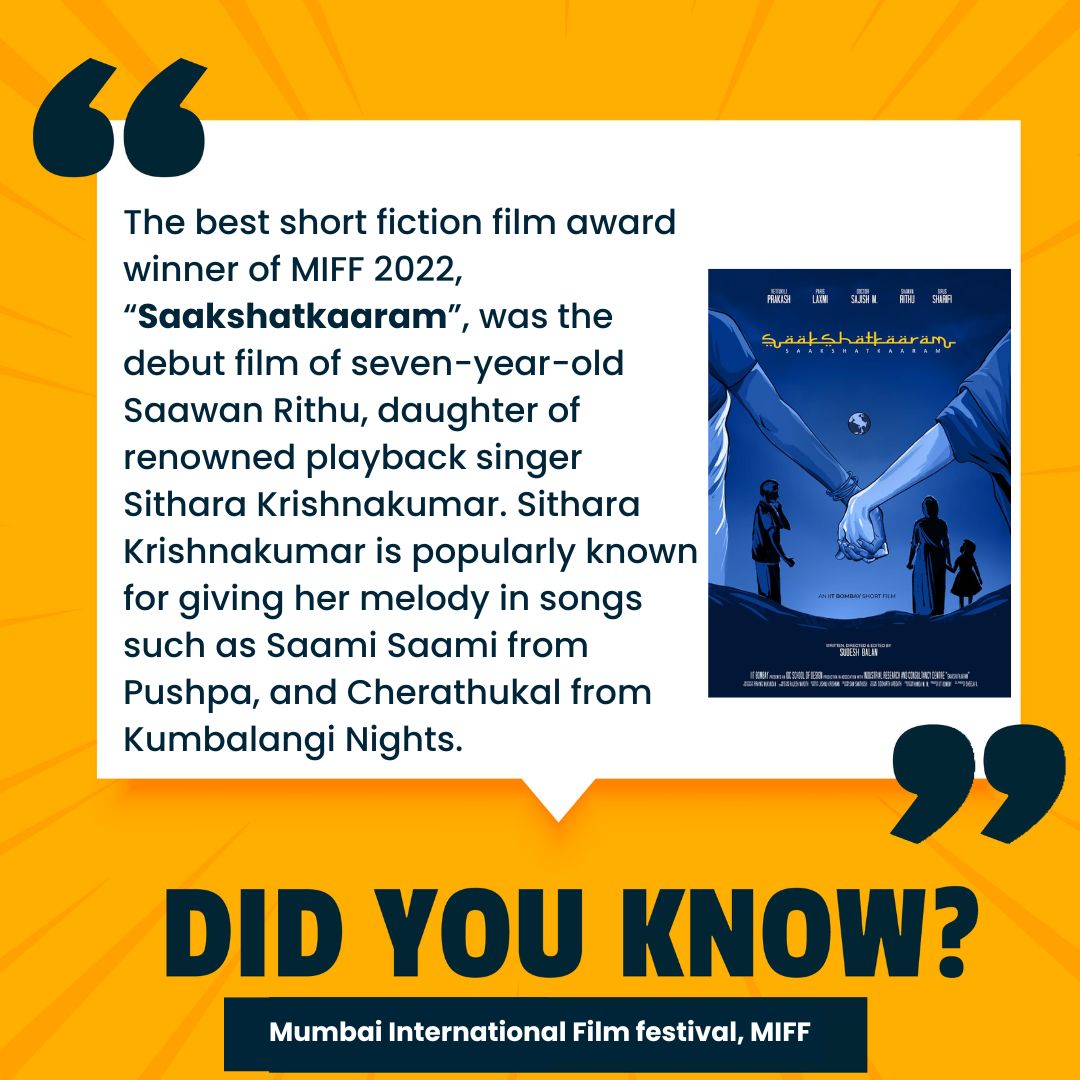 Breaking barriers and inspiring dreams! Saawan Rithu proves that age is just a number with her exceptional filmmaking skills. Read below to know more. 

#SaawanRithu #Saakshatkaaram #MIFF2022 #Inspiration #Filmmaking