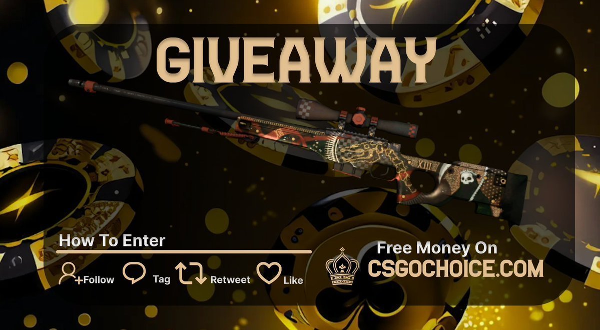 CSGOChoicecom's tweet photo. 👑*Reminder CS2 GIVEAWAY* 👑   

StatTrak™ AWP | Mortis (MW) $6*  

✅Follow @csgochoicecom
✅Tag 1 friend
✅Like &amp; retweet this post

🏆*Giveaway ends in 1 day*🏆

#CS2Giveaway #CS2 #Giveaways #CS2 https://t.co/B16B9yIIQt