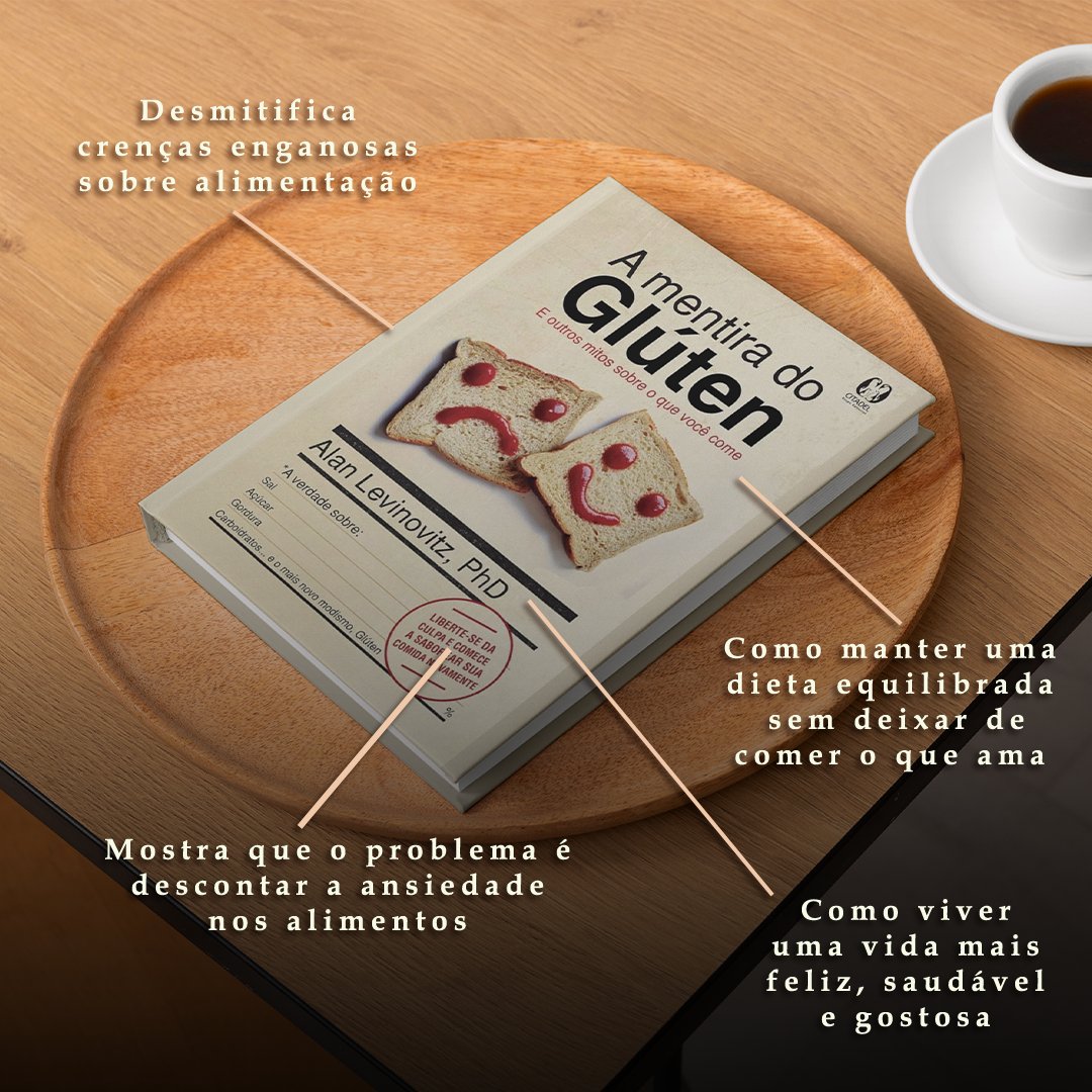 Para uma vida mais saudável, não é necessário nenhum malabarismo. 

Nos livros “O Ciclo Original” e “A Mentira do Glúten”, você verá que o primeiro passo é optar por alimentos naturais em vez de ultraprocessados.

Conheça as obras em linktr.ee/citadeleditora📚.