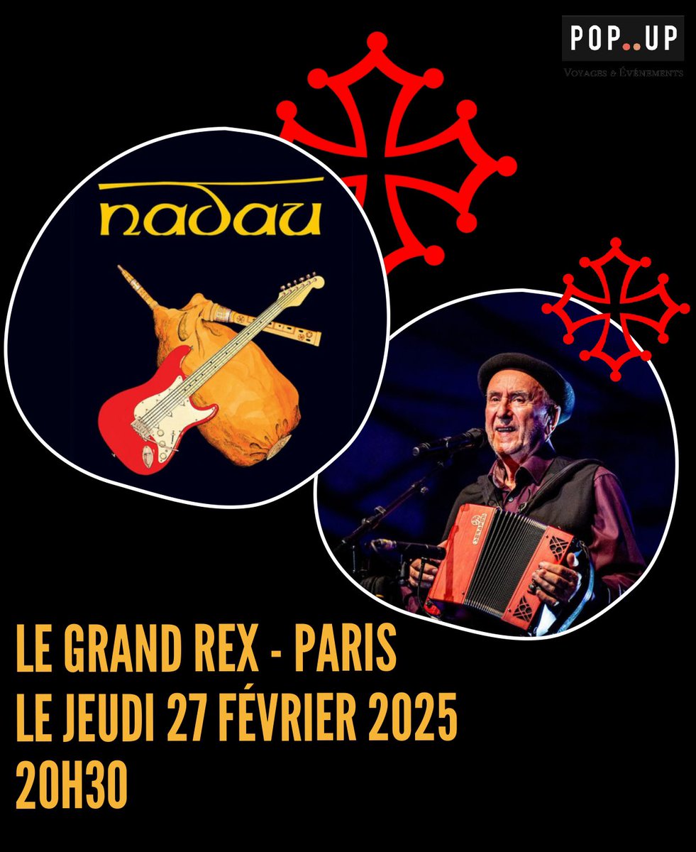 LeGrandRex's tweet image. Le groupe mythique tout droit venu d’Occitanie, #Nadau debarquera au #GrandRex le 27 février pour l’unique date parisienne de sa tournée ! 

Les airs de Nadau s'envolent, légers, puis s'enracinent dans nos cœurs, faisant germer souvenirs et espérance. A coup sur ce concert vous