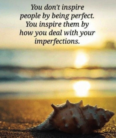 ralfweiser's tweet photo. You don't inspire people by being perfect. 
You inspire them by how you deal with your imperfection. 
#quoteoftheday https://t.co/M3ypq6Bgyc