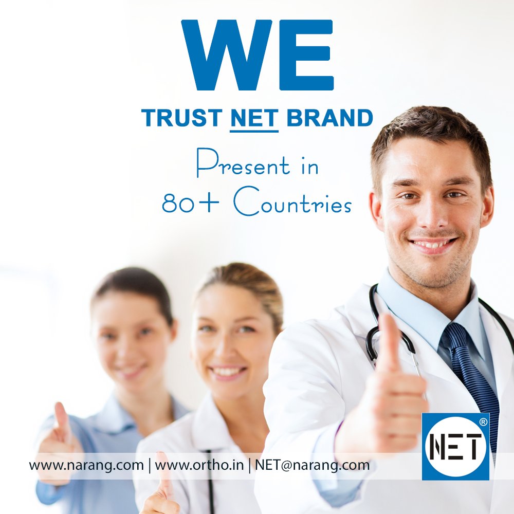 OrthoNarang's tweet image. narang.com | ortho.in Building trust in NET brand medical devices means consistently delivering quality, reliability, and safety. Our commitment to excellence ensures healthcare professionals can always rely on us. #NETBrand #MedicalDevices