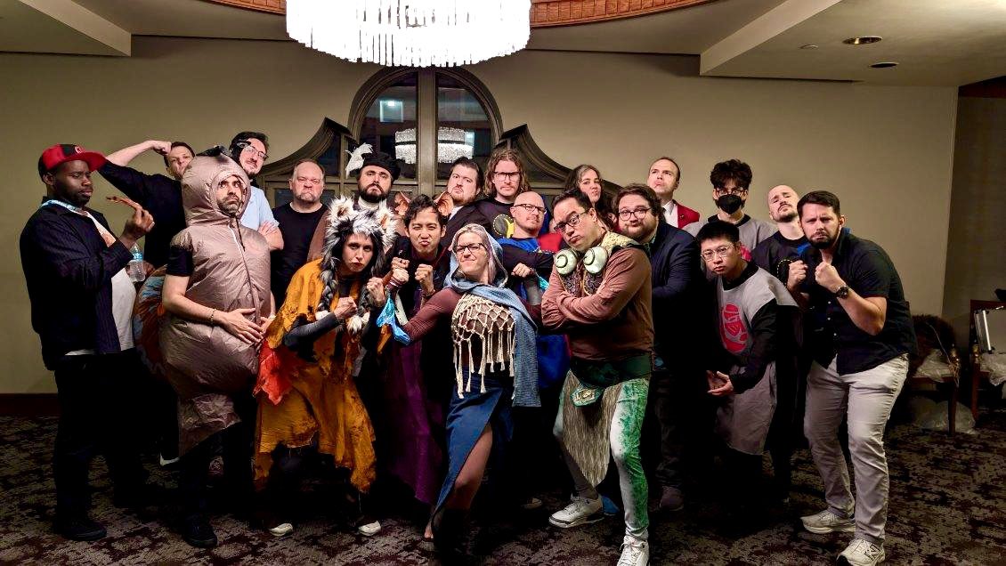 commandcast's tweet image. That’s a wrap on #GameKnightsLive at @Gen_Con!

We had an absolute blast doing the show for such an epic audience. See y’all at #MCVegas in October! 

mcvegas.mtgfestivals.com/en-us/badges.h…
