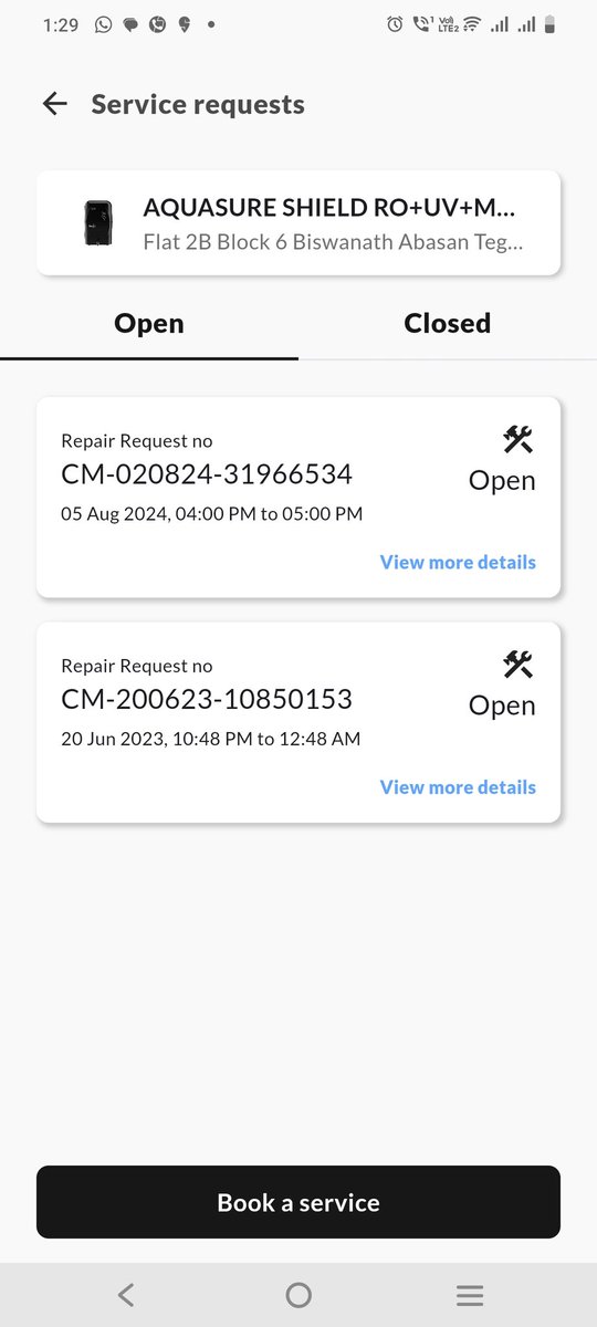 bapinaskar's tweet photo. #eurekaforbes #aquagurad. No service at kolkata , amc mone already taken but no one bothered to the service. dont have any super visor they don't have zonal or regional head. It's better to do it from local service provider. They atleast don't take money without service. https://t.co/EHzurtWrqj