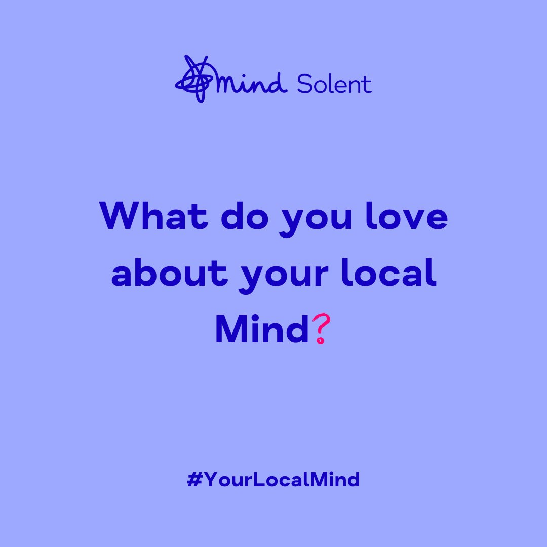 Today marks the start of Local Mind Week where throughout the week we will be celebrating our services.

Why do you love your local Mind? Comment with your answer below using the hashtag #YourLocalMind 👇
