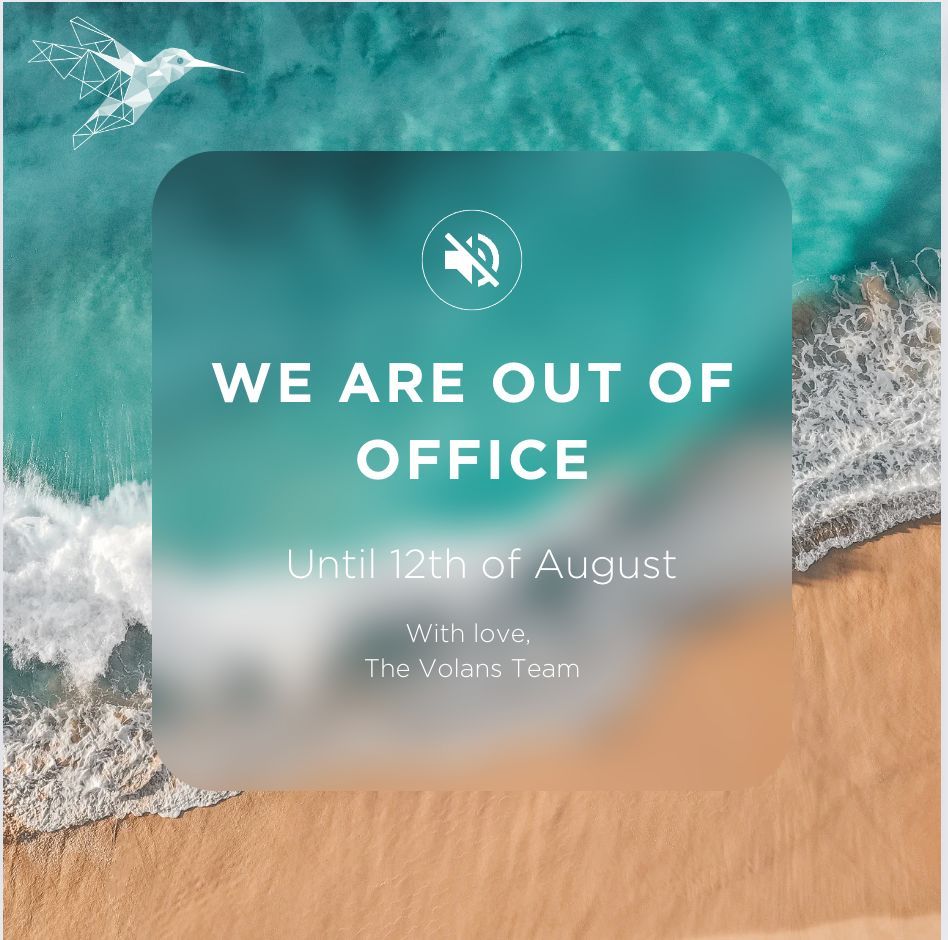 ☀️ As the summer heat reaches its peak (in some parts of the world!), our team will be taking a break to recharge and rejuvenate. Our office will be closed from the 5th of August to the 9th of August. ☀️