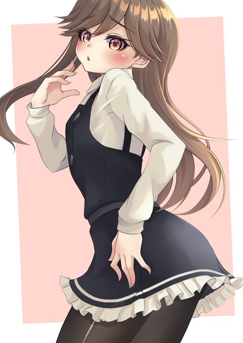 伝線しちゃった荒潮
#艦これ #荒潮 