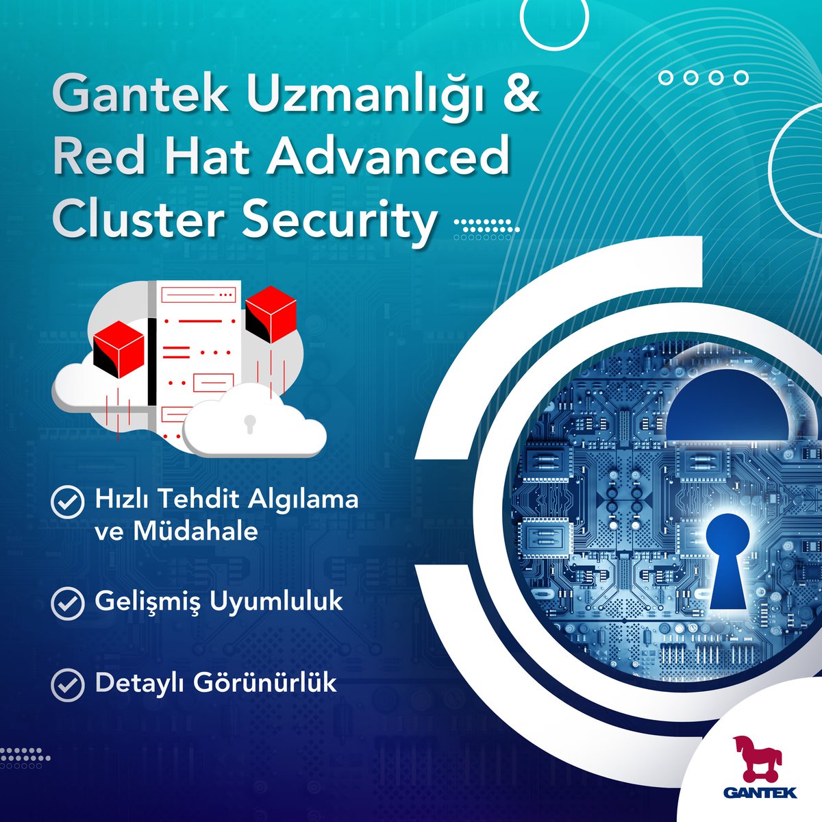 GantekTeknoloji's tweet image. Gantek Uzmanlığı ve Red Hat Advanced Cluster Security ile size sağlayacaklarımız:

➡ Hızlı Tehdit Algılama ve Müdahale
➡ Gelişmiş Uyumluluk
➡ Detaylı Görünürlük

#Gantek #RedHat #AdvancedClusterSecurity