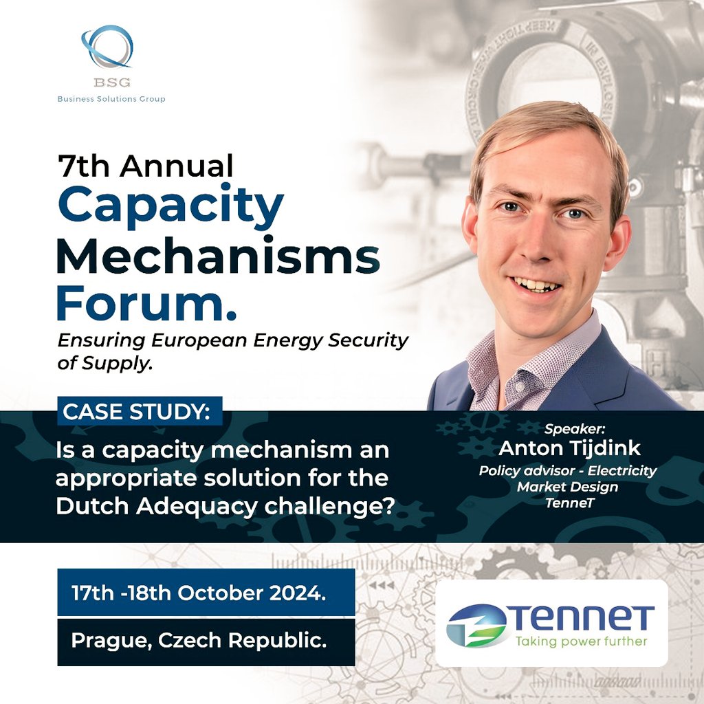 Global BSG (@globalbsg) on Twitter photo 📣 <a href="/GlobalBSG/">Global BSG</a> is happy to invite energy experts and enthusiasts to an insightful case study by @AntonTijdink,Policy Advisor for Electricity Market Design at @TenneTTSO, focusing on future adequacy challenges in the Dutch energy market.
🔎globalbsg.com/events/7th-cap…
#Energy #dutch 📣 <a href="/GlobalBSG/">Global BSG</a> is happy to invite energy experts and enthusiasts to an insightful case study by @AntonTijdink,Policy Advisor for Electricity Market Design at @TenneTTSO, focusing on future adequacy challenges in the Dutch energy market.
🔎globalbsg.com/events/7th-cap…
#Energy #dutch
