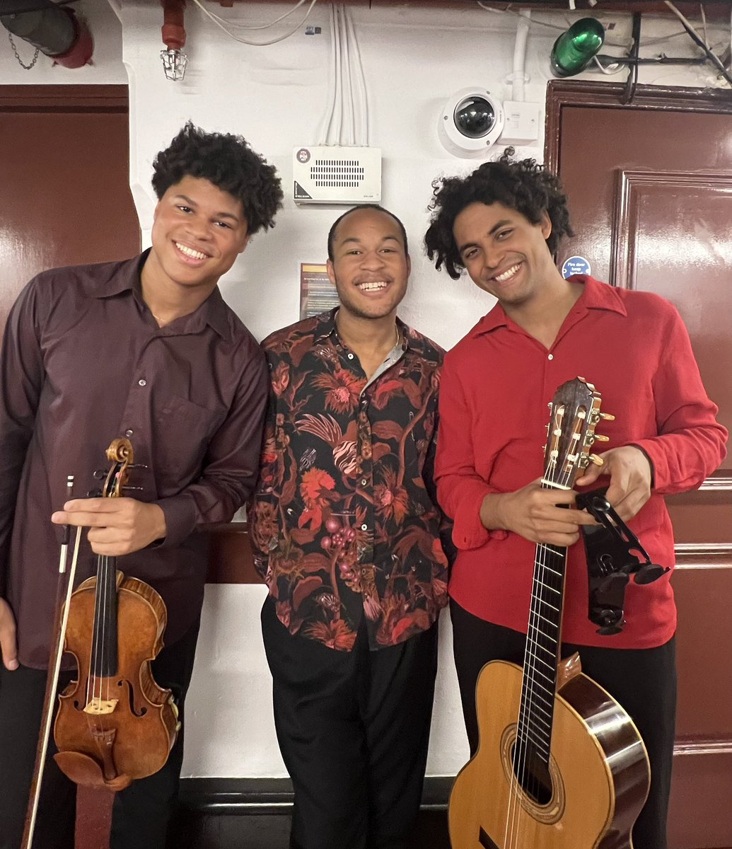 Kenneth Olumuyiwa Tharp CBE, FRSA (@kenneththarp) on Twitter photo Reasons to be cheerful…
Backstage at the <a href="/RoyalAlbertHall/">Royal Albert Hall</a> with Braimah & Sheku Kanneh-Mason & Plínio Fernandes after their superb <a href="/bbcproms/">BBC Proms</a> concert with the <a href="/fantasiaorch/">Fantasia Orchestra</a>, conducted by <a href="/tom_fh/">Tom Fetherstonhaugh</a>, with arrangements by <a href="/harrybakermusic/">Harry Baker</a>.
Listen to Prom 20 👉🏾 bbc.co.uk/sounds/play/m0… Reasons to be cheerful…
Backstage at the <a href="/RoyalAlbertHall/">Royal Albert Hall</a> with Braimah & Sheku Kanneh-Mason & Plínio Fernandes after their superb <a href="/bbcproms/">BBC Proms</a> concert with the <a href="/fantasiaorch/">Fantasia Orchestra</a>, conducted by <a href="/tom_fh/">Tom Fetherstonhaugh</a>, with arrangements by <a href="/harrybakermusic/">Harry Baker</a>.
Listen to Prom 20 👉🏾 bbc.co.uk/sounds/play/m0…