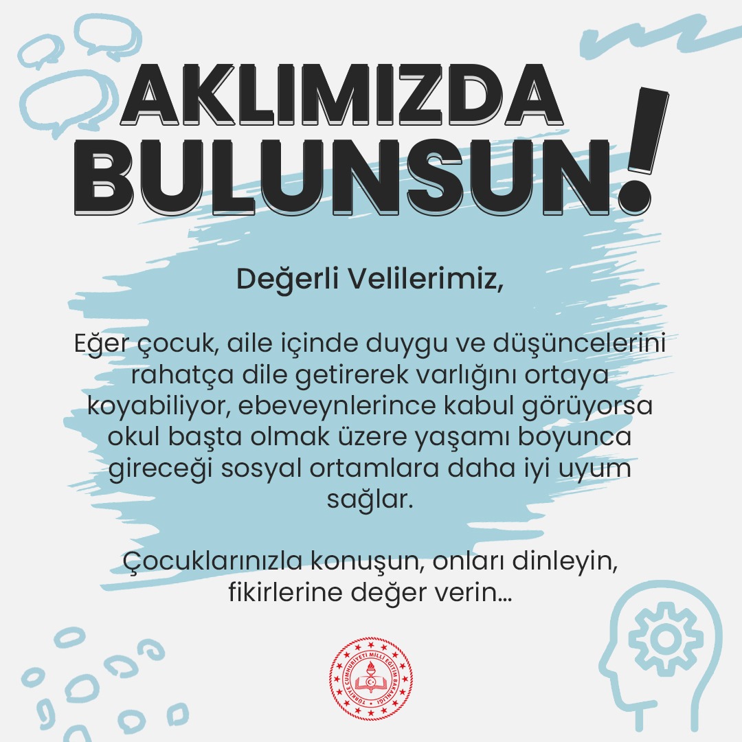 Her türlü değişim ve gelişimin anahtarı, "eğitim"dir.