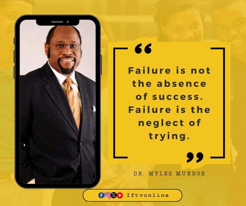 iftvonline's tweet photo. #MondayMotivation
" ... Failure is the neglect of trying"
Love what we are doing?
Kindly like, share and follow us for more.
Wishing you a glorious week🥳
#inspiration #Filmmaker #filmmaking #photography #mondayvibes #iftvonline #impressionfilms #tellingstorieshanginglives https://t.co/ZxmJnKuiSS