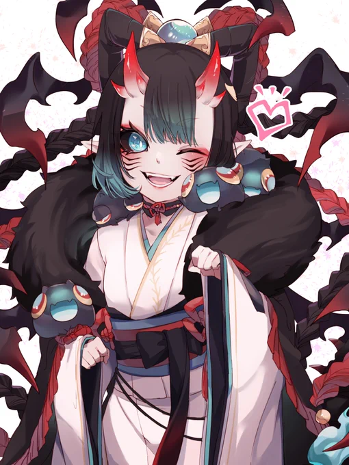 最近フォローしてくれた方は知らない話。実はるるふにはVtuberとしての身体だけはあって、鬼の角と百足の尻尾が生えてるんですよ。 