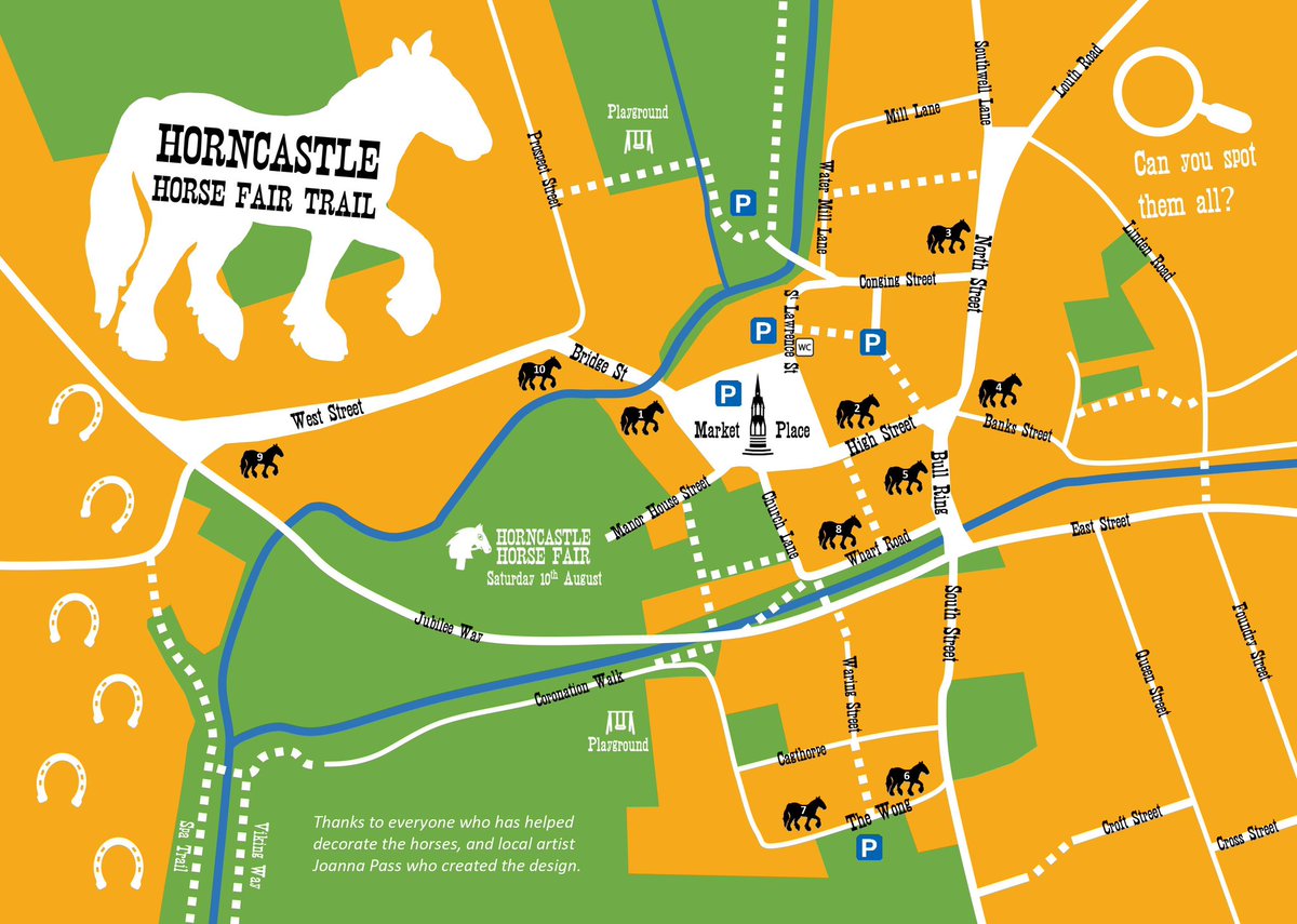 Horse Fair week is here! 🎉 And our Trail is back too, with 10 colourful horses to find in the grounds of <a href="/LincsWildlife/">Lincs Wildlife Trust</a> Banovallum House on Saturday. Then they’ll be popping up in shop windows around Horncastle from 12th August until 1st September #UKSPF
publuu.com/flip-book/3636…