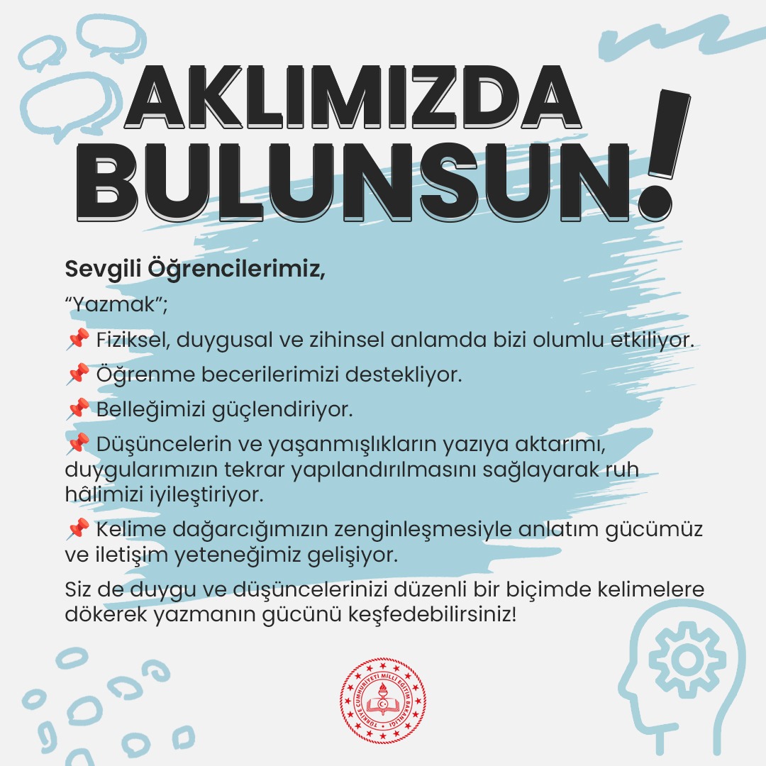 Her türlü değişim ve gelişimin anahtarı, "eğitim"dir.