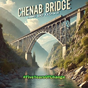 asthana_shashi's tweet photo. #JammuKashmir on road to unprecedented progress post abrogation of #Article370 due to rt environment.
Indian Railways achieves milestone post #Article370 abrogation with successful high-speed trial on Chenab Bridge, world's highest railway bridge. #Article370 #FiveYearsOfChange https://t.co/jOGQQb1ScQ