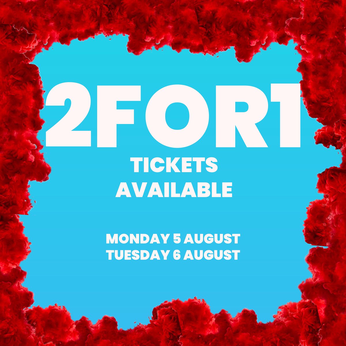 bumflareplay's tweet photo. Our 2 for 1 offer is live on the @edfringe app and website!🎟️🔥

Grab this great deal for shows today and tomorrow🍑🏴󠁧󠁢󠁥󠁮󠁧󠁿🧨

#edfringe #fringe #edinburgh #tickets #whattoseeedinburgh #showstosee #edinburghfringe #festival #football #england #theatre #ticketoffers https://t.co/s6v5FAtsPP